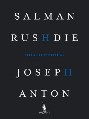 cover image of Joseh Anton--Uma Memória